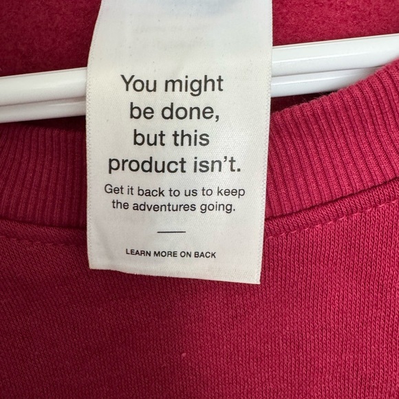 The North Face Men's Deep Red Crewneck Sweater - Picture 4 of 4